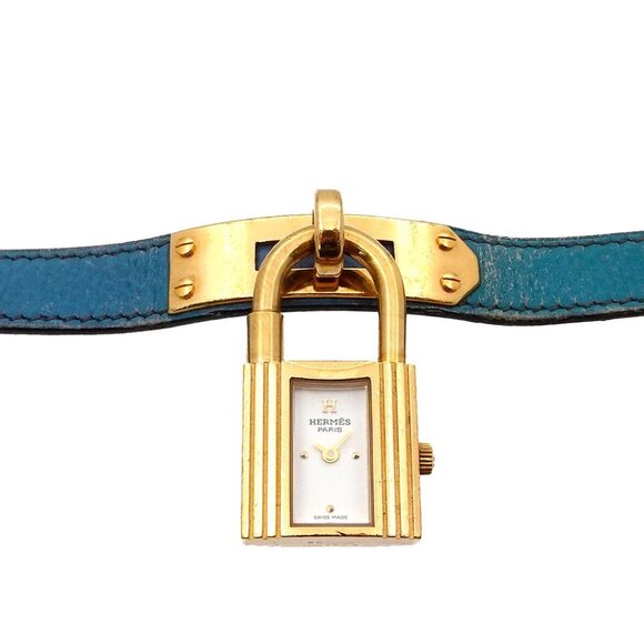 HERMES Kelly Watch Vintage Quartz White Dial Ladies Watch 90263376 - Picture 1 of 8